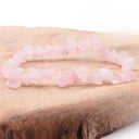 SPLITTERARMBAND aus Rosenquarz I Größe M