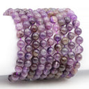 KUGELARMBAND Amethyst - Naturstein poliert I Größe S