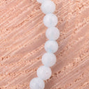 KUGELARMBAND Aquamarin Brasilien - Naturstein I Größe M handgefertigt