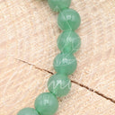 Armband aus grünen Aventurin Perlen I Größe L