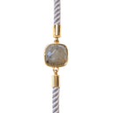 Armband mit quadratischen Labradorit I verstellbar