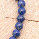 KUGELARMBAND Lapis Lazuli - Naturstein poliert I Größe S