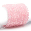 Armband aus Rosenquarz I Größe L