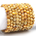 Armband aus Goldenen Tigerauge Perlen I Größe L