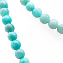 Halskette Amazonit Peru Naturstein